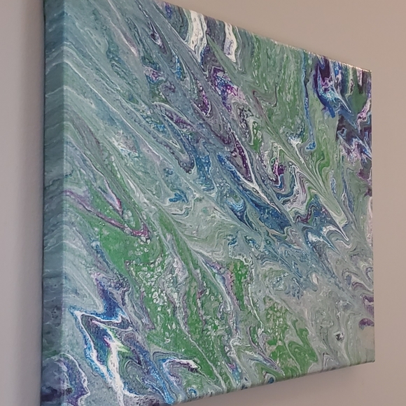 Acrylic Fluid Art on Canvas - Picture 3 of 3